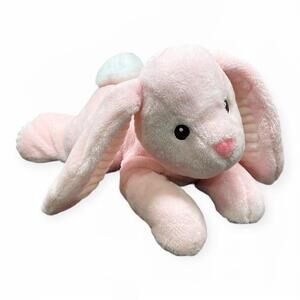 Spark Create Imagine Bunny Rabbit Plush Rattle Crinkle Ears Sensory Pink Easter